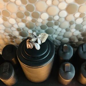 Sterling Silver ring with pearls size 7.5